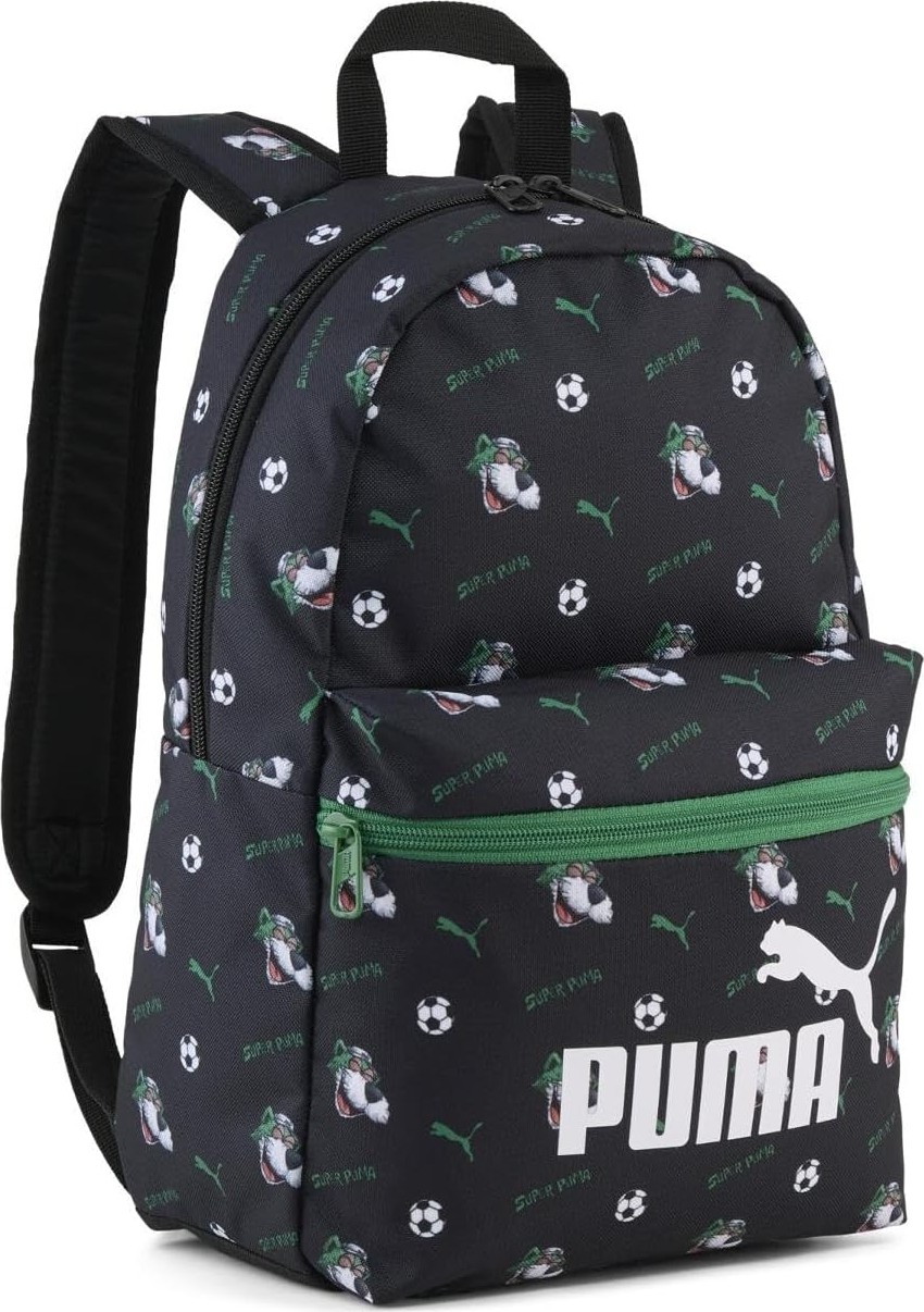 Happy Trend Puma Phase Super Puma S Bp Unisex Çocuk Sırt Çantası Black-Super Aop Tek Beden
