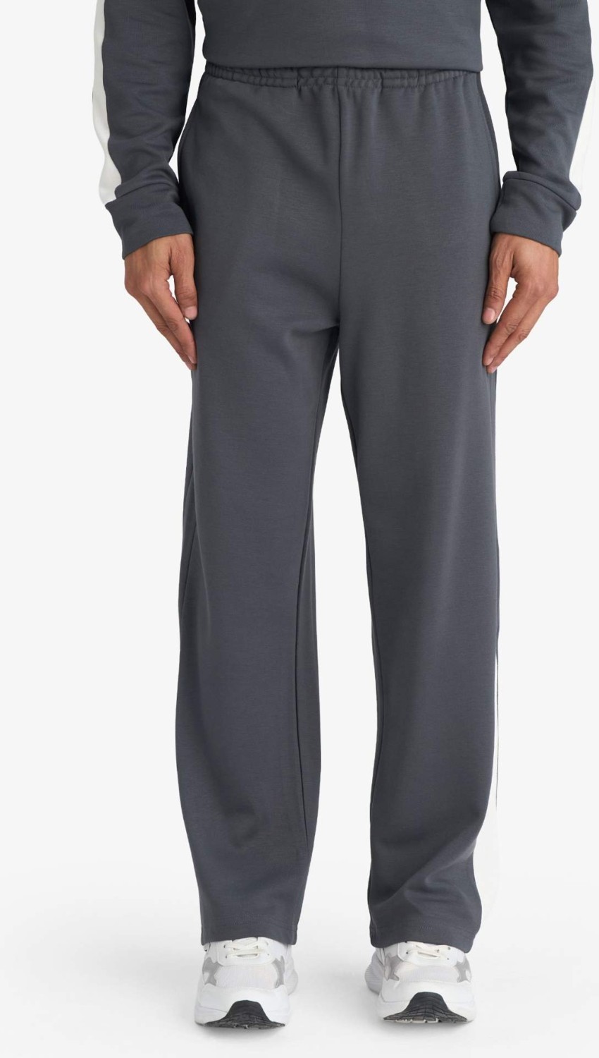 DeFacto Sıcak Tutan Relax Fit Düz Paça Modal Jogger Eşofman Altı G5145AX25WN görsel 3