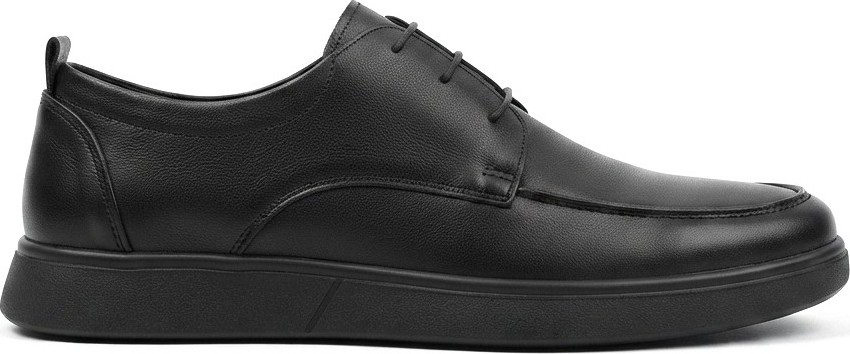 Zerenyus ZRJ0510 Business Casual Bağcıklı Erkek Klasik Ayakkabı - Siyah görsel 2