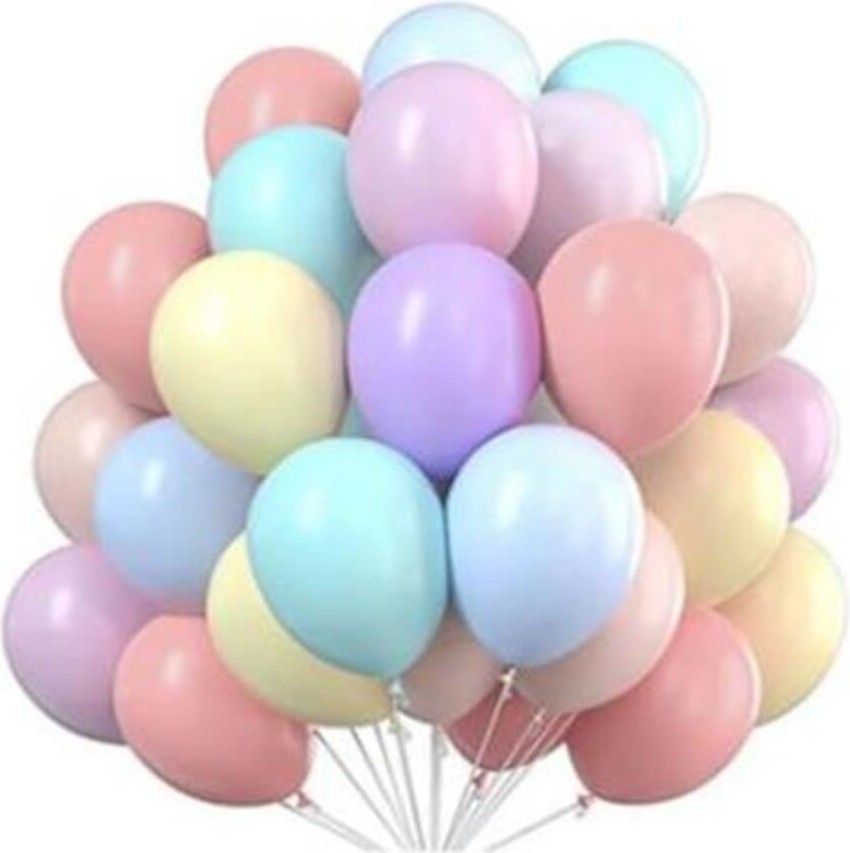 Feyza Design 20 Adet Karışık Makaron Balon - Doğum Günü Parti Malzemeleri görsel 2
