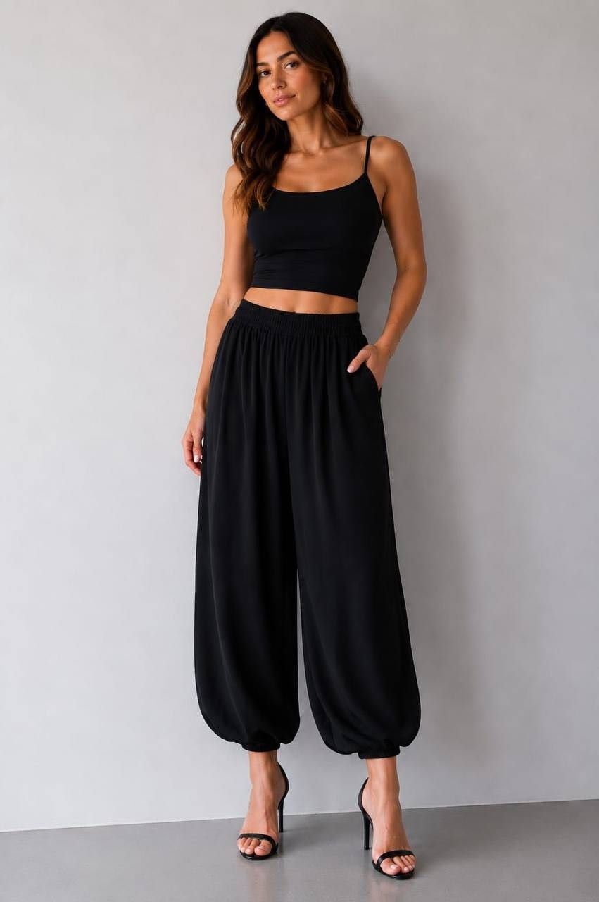 Aida Fashion Balon Pamuklu Pantolon