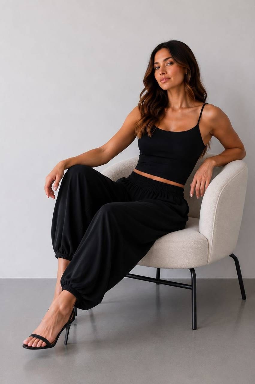 Aida Fashion Balon Pamuklu Pantolon görsel 2