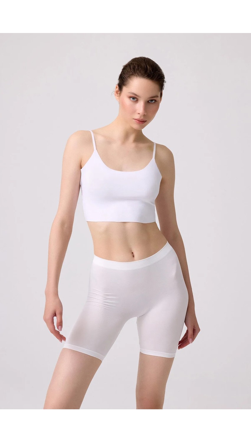 Cottonhill Premium - Kadın Siyah Ultra-Rahat Seamless Yüksek Bel Uzun Paça Boxer görsel 7