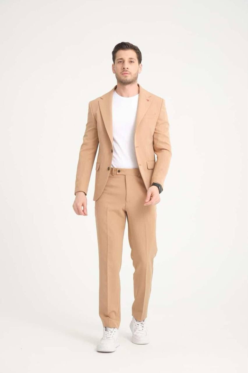 Rondo Suit Erkek Takım Elbise Slim Fit En Boy Likra görsel 7