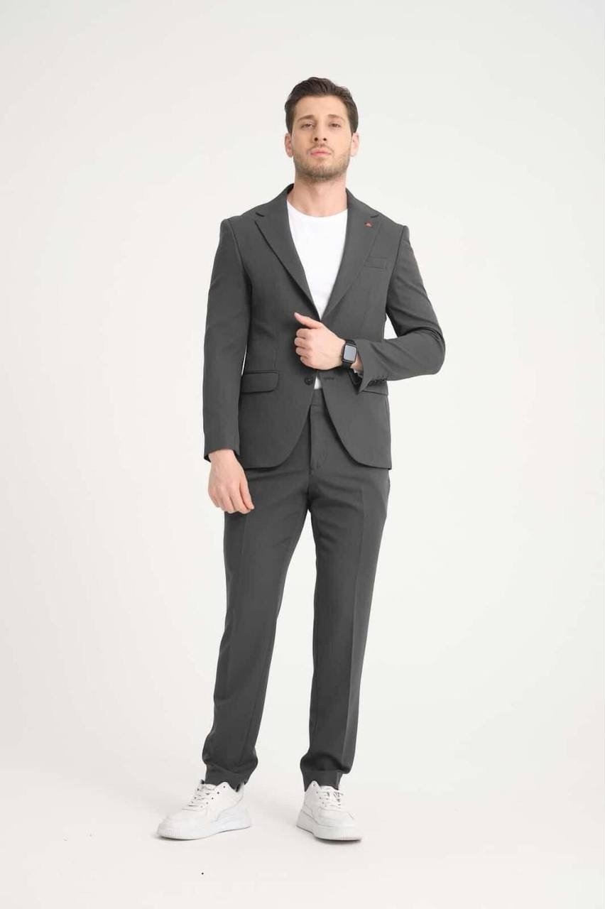 Rondo Suit Erkek Takım Elbise Slim Fit En Boy Likra