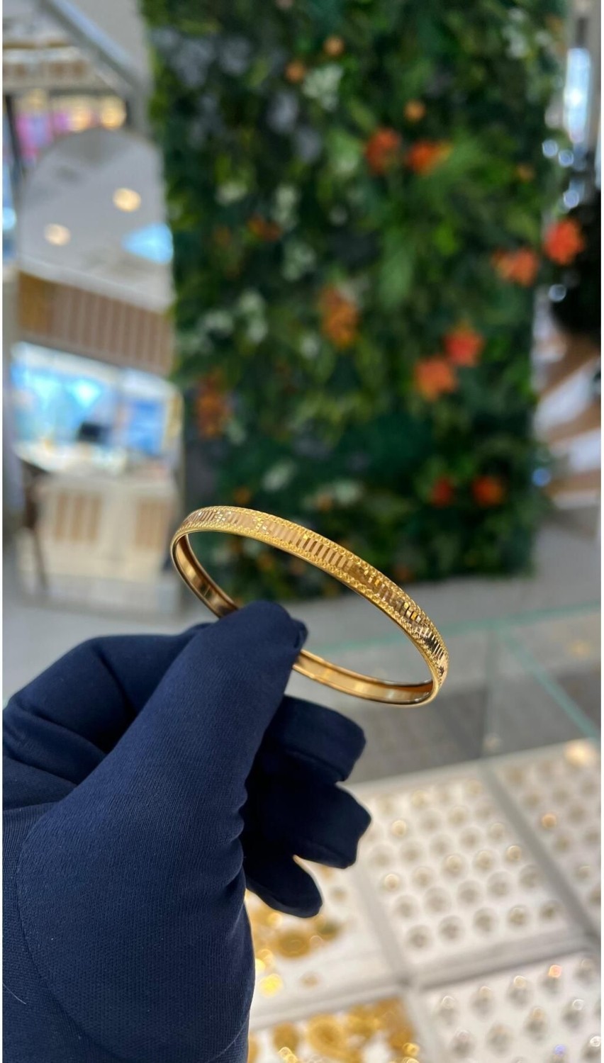 Kuyumcu Nurettin 8 gr (Gram) Aynalı Sazan Şarnel Yatırımlık Işçiliksiz Bilezik 22 Ayar Altın