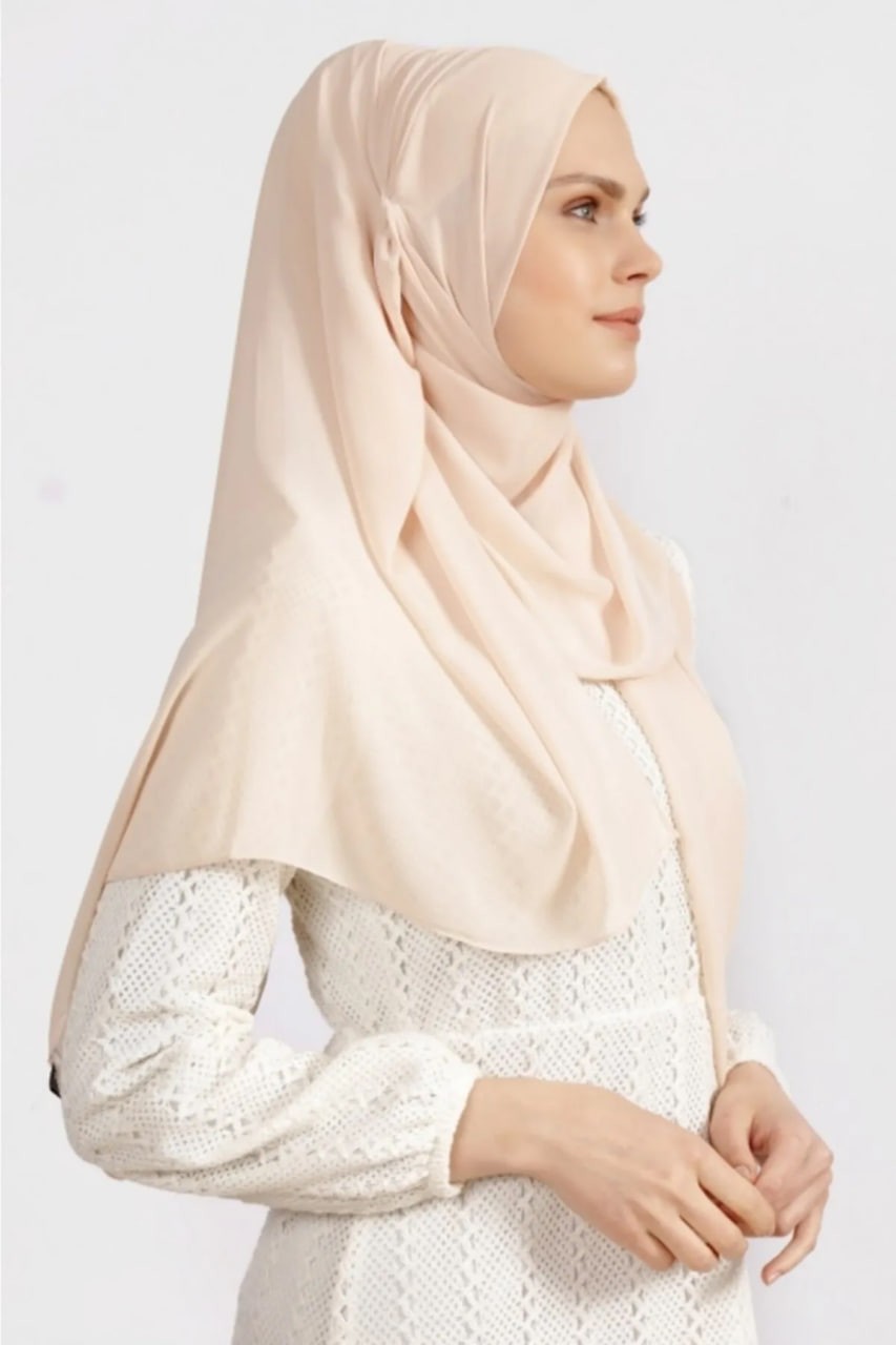 Flora Tekstil Krep Şifon Şal Siyah 180X 75 FLR241433 görsel 7