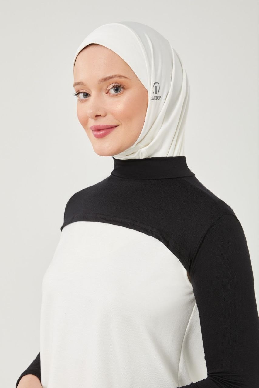 Melodi Scarf Kadın Tesettür Balıkçı Yakalı Boyunluklu Kolluk