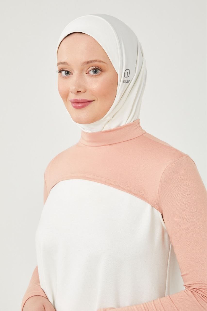 Melodi Scarf Kadın Tesettür Balıkçı Yakalı Boyunluklu Kolluk