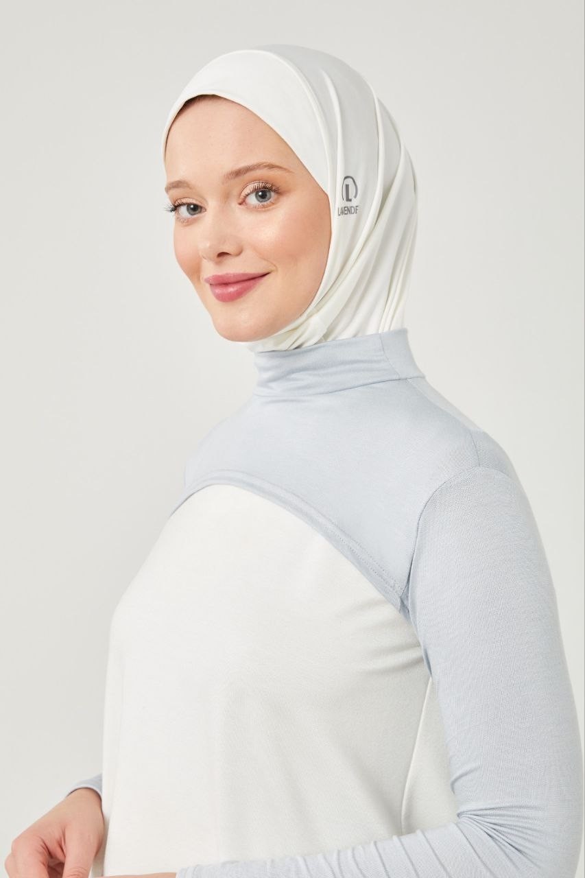 Melodi Scarf Kadın Tesettür Balıkçı Yakalı Boyunluklu Kolluk