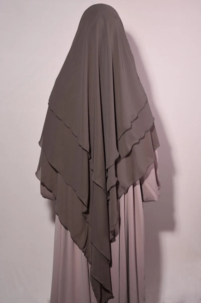 Flora Tekstil Tesettür Şifon Sufle Hazır Peçeli Şal SFL2401 görsel 2