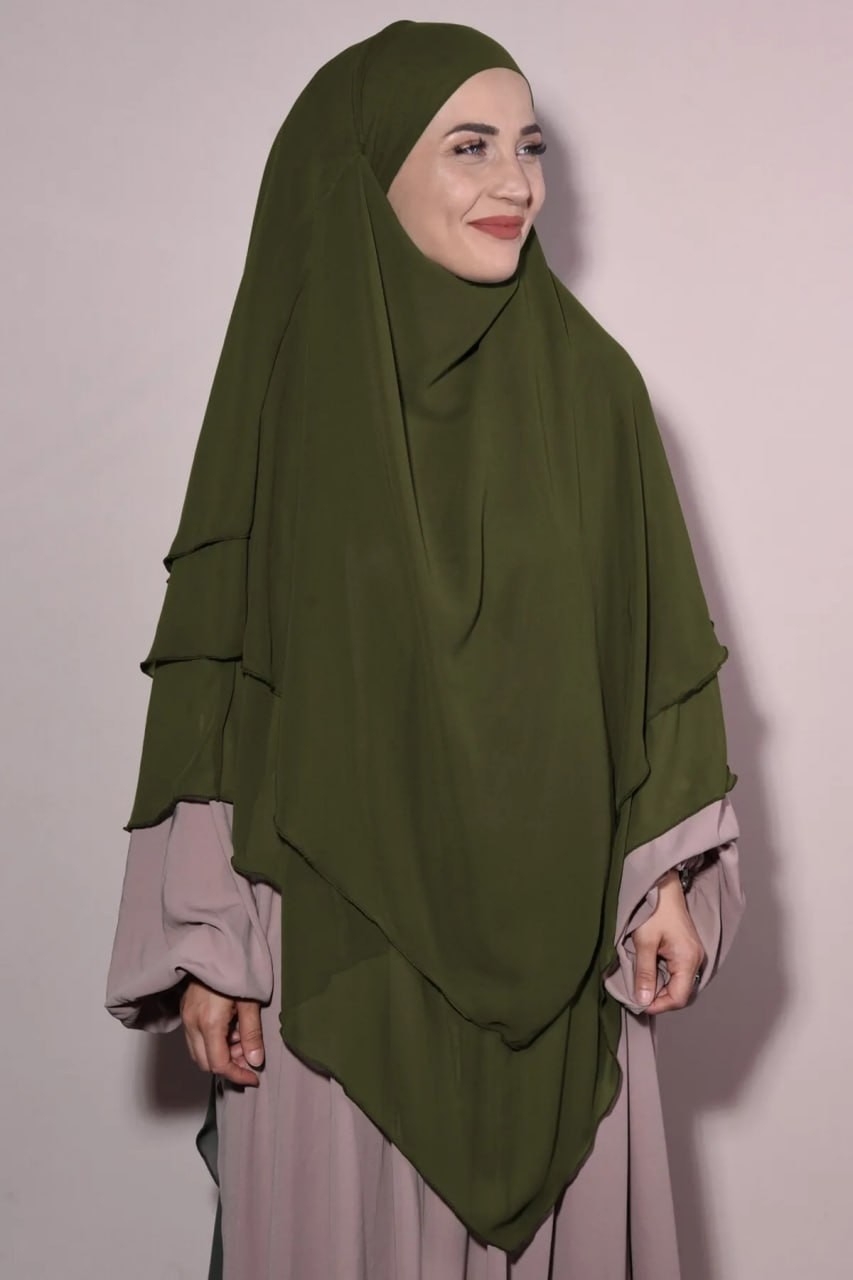 Flora Tekstil Tesettür Şifon Sufle Hazır Peçeli Şal SFL2401