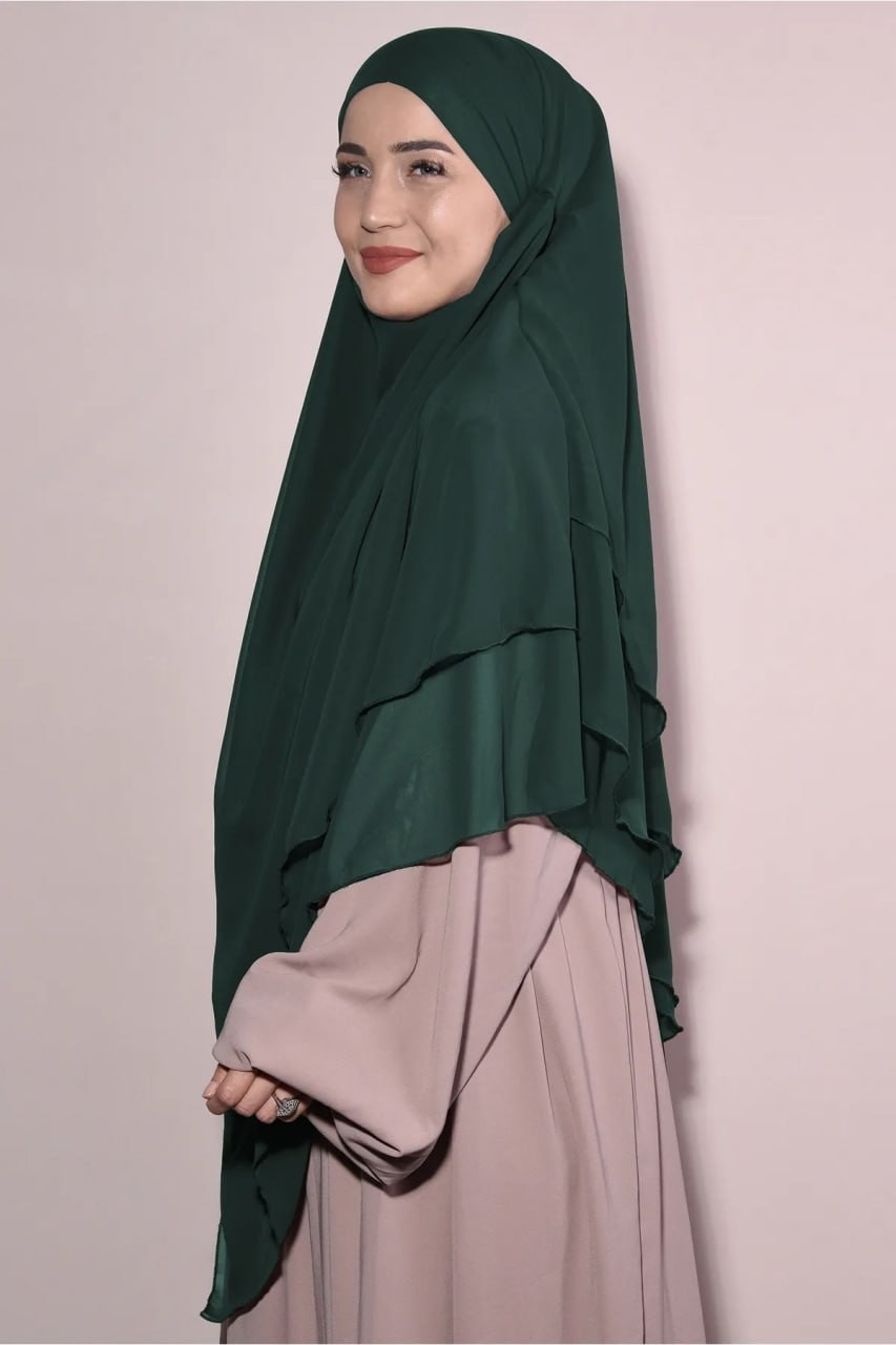 Flora Tekstil Tesettür Şifon Sufle Hazır Peçeli Şal SFL2401 görsel 7