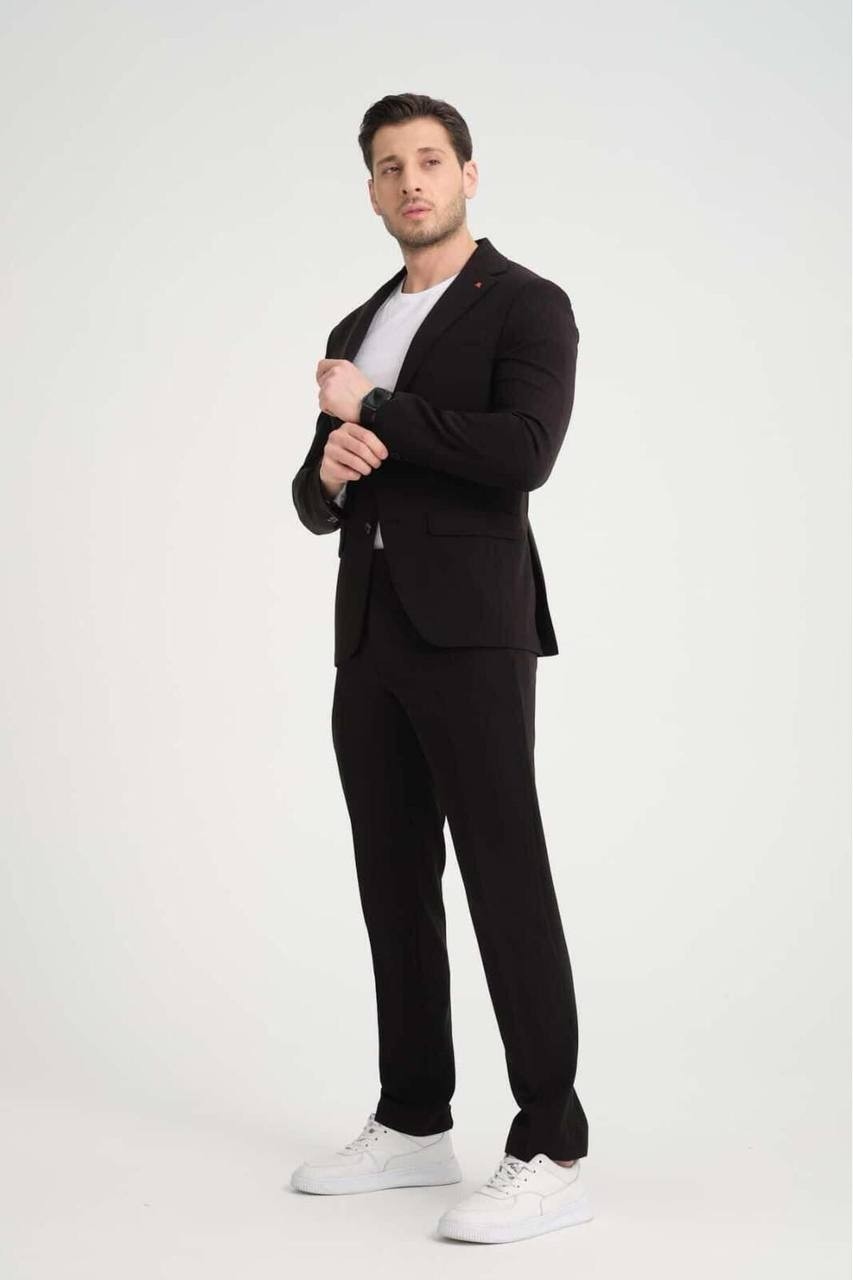 Rondo Suit Erkek Takım Elbise Slim Fit En Boy Likra