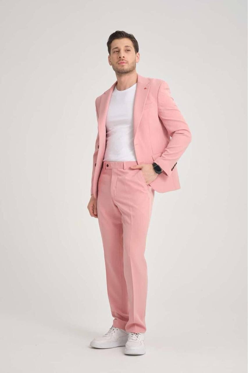 Rondo Suit Erkek Takım Elbise Slim Fit En Boy Likra