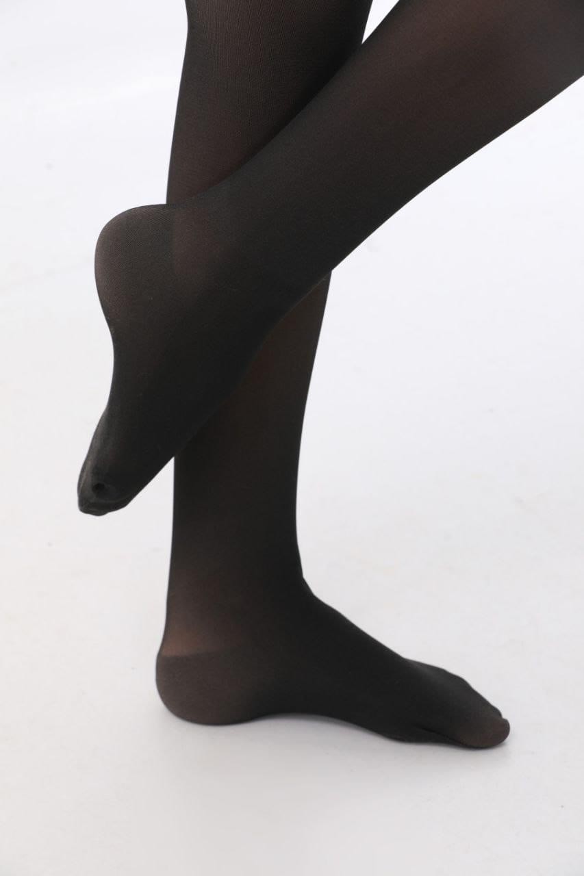 Triya Wear Studio Yüksek Bel Içi Kürklü Peluş Çorap Tayt
