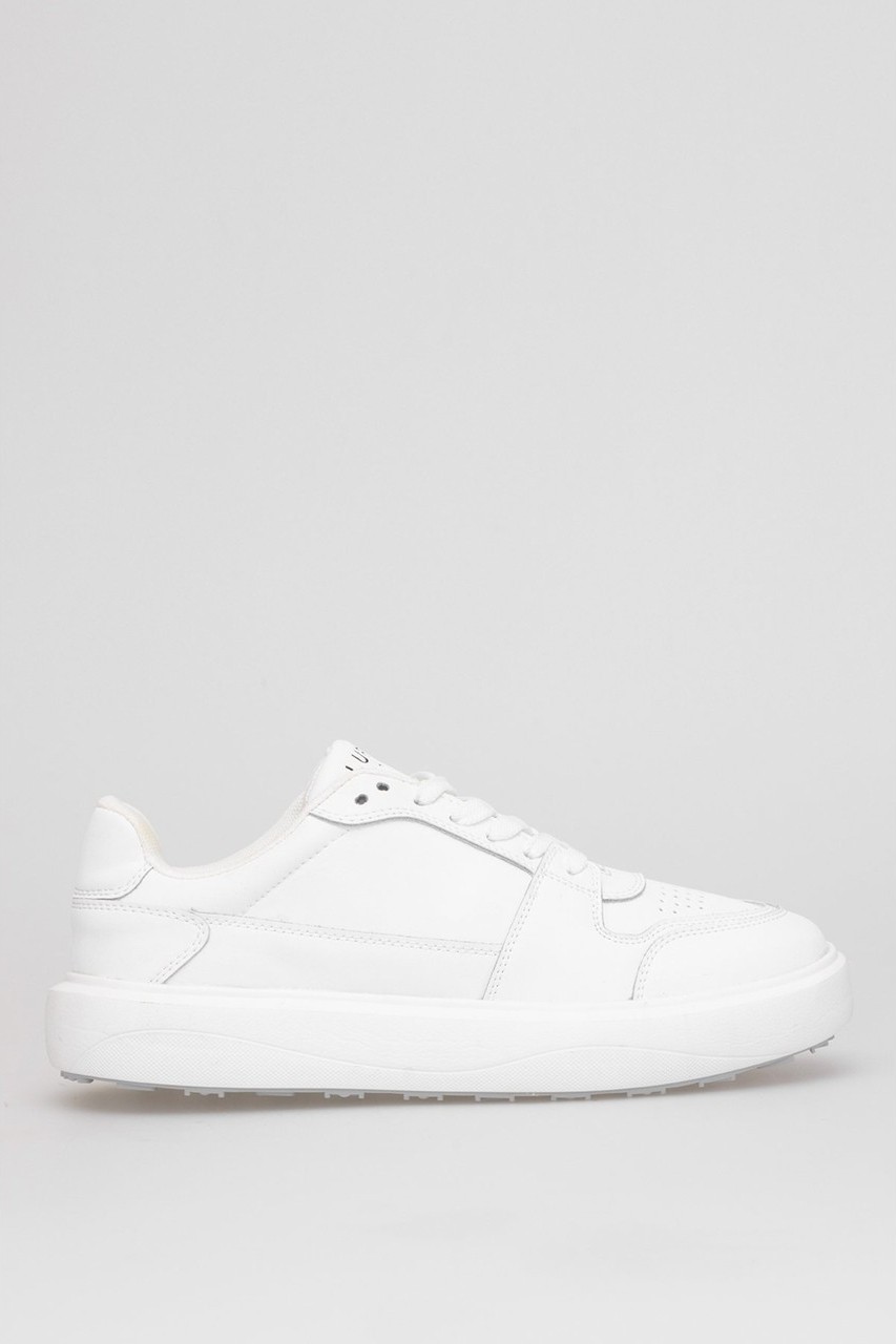 Lufian Mateas Erkek Deri Sneaker Ayakkabı Beyaz