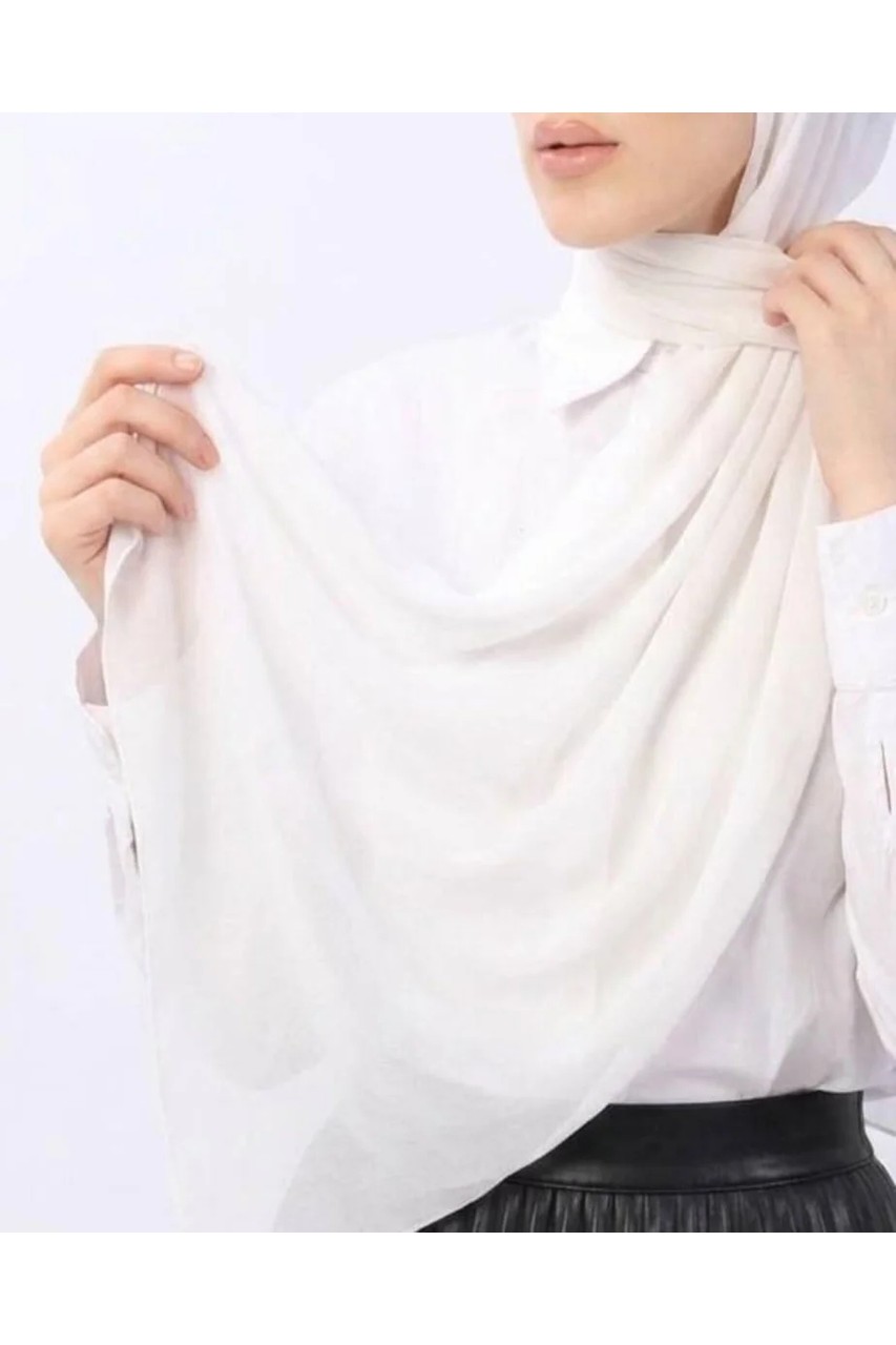 ALDAIYR Şapkalı Boneli Hazır Şal Hijab Sandy görsel 8