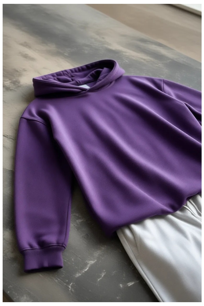 Vladivosto Unisex 2 Iplik Kışlık Büyük Beden Bol Kalıp Gri Siyah Kadın Yüksek Bel Baggy Oversize Eşofman Altı görsel 3