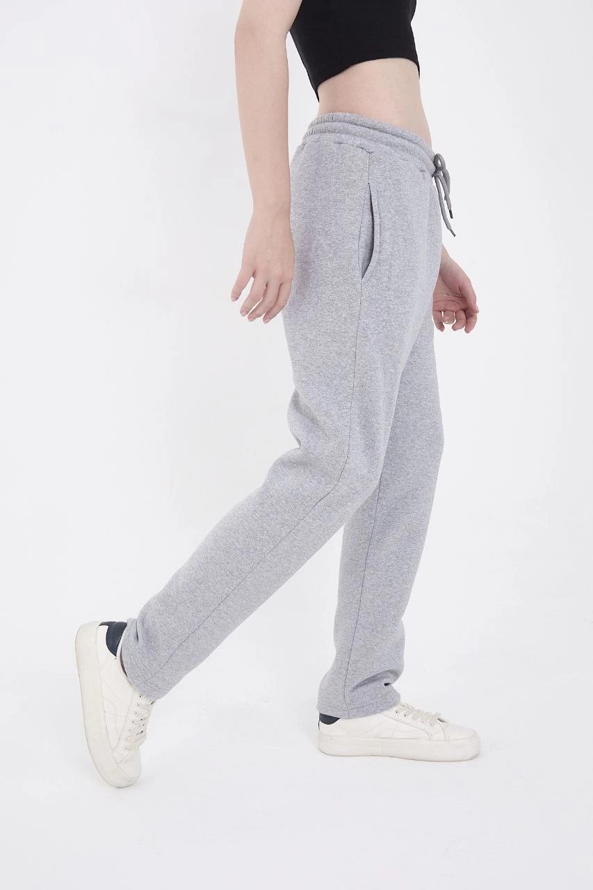 MiraLive Üç Iplik Basic Eşofman Pantolon - Gri görsel 5