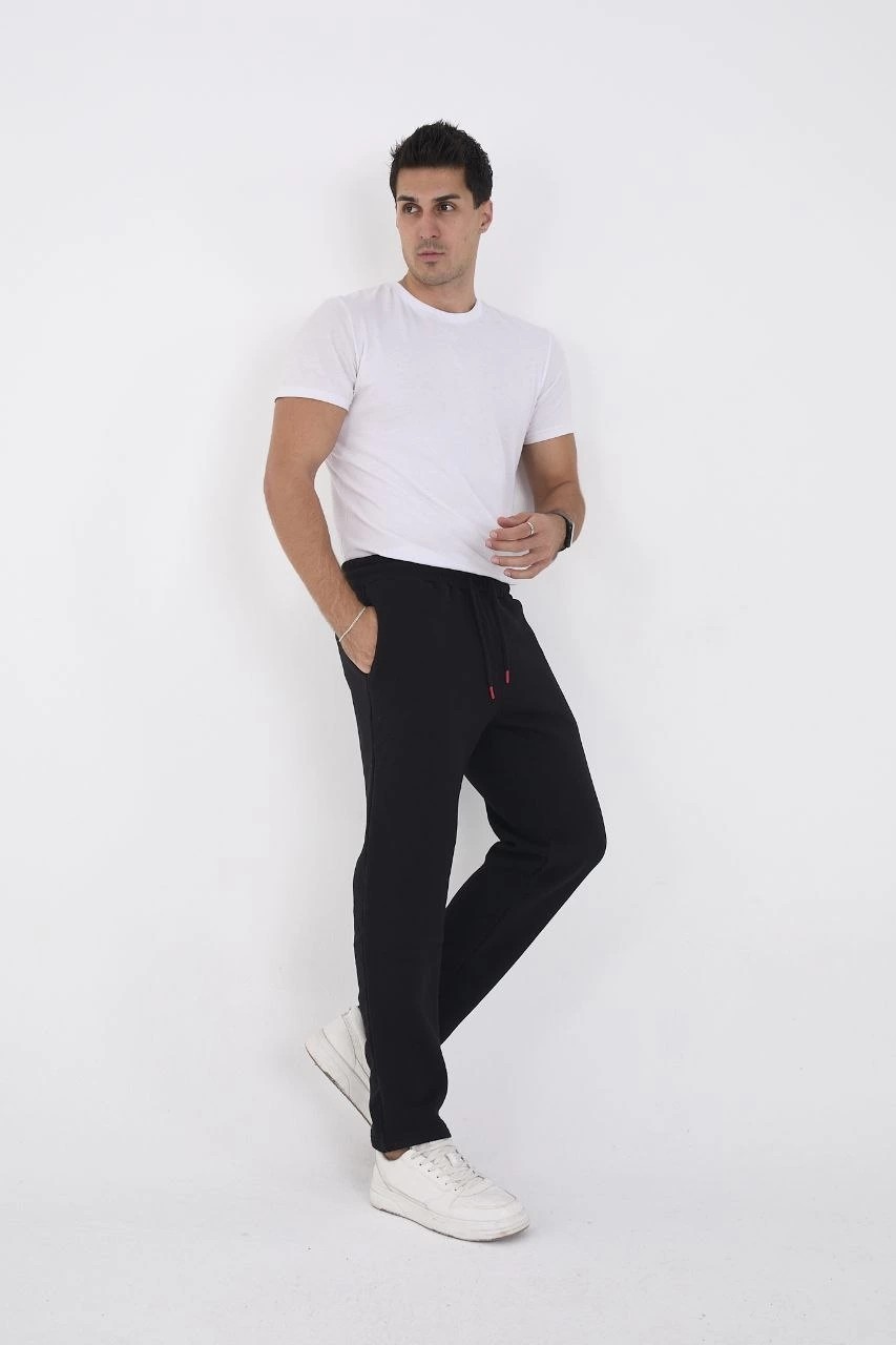 Hace Bazaar Üç Iplik Basic Eşofman Pantolon - Siyah -Hcb