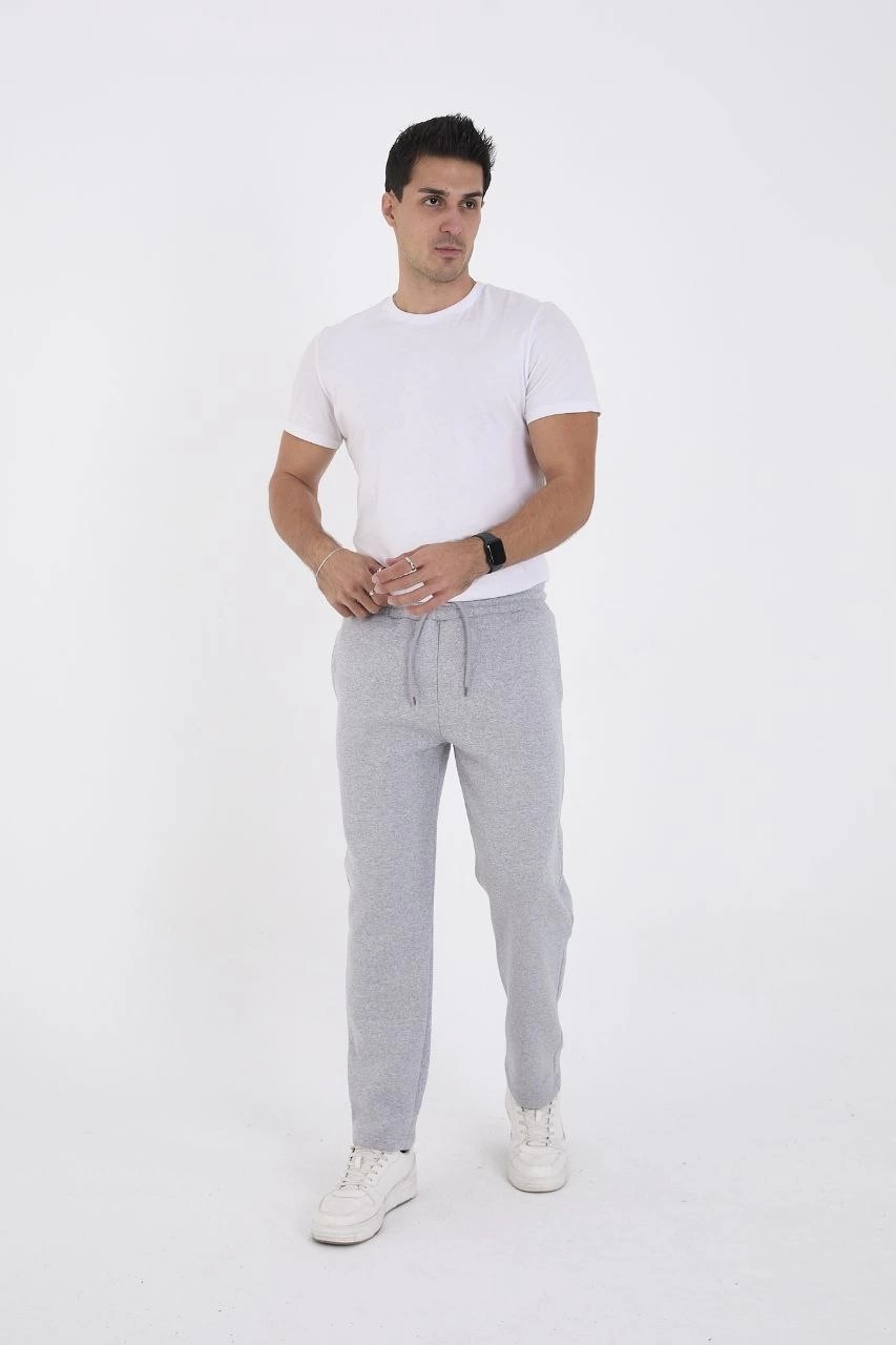 Marsilyan Üç Iplik Basic Eşofman Pantolon - Gri