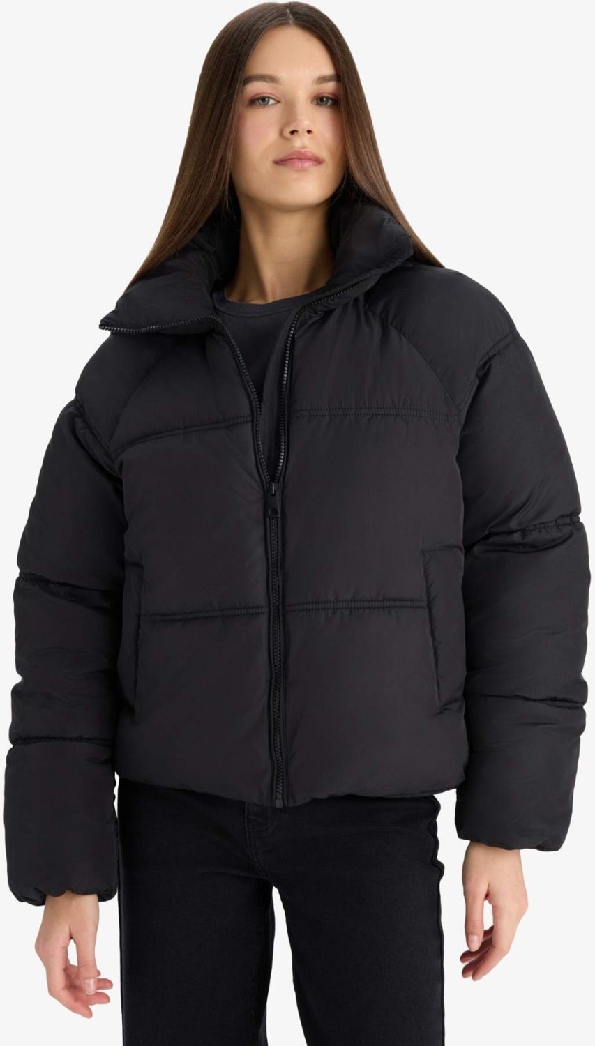 DeFacto Su İtici Regular Fit Dik Yaka Fermuarlı Şişme Mont E8690AX25AU görsel 5