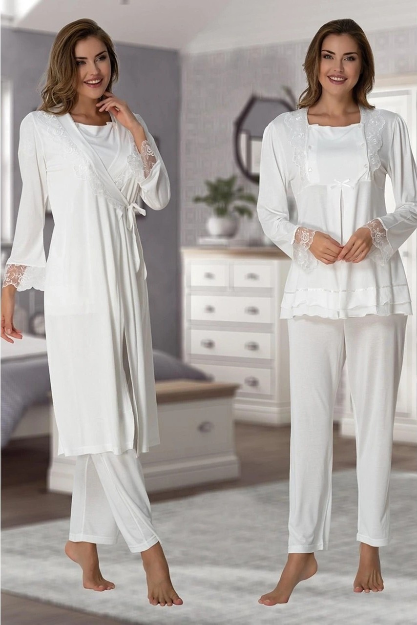 Veraura Lifestyle Effortt 2018 Sabahlıklı Lohusa Pijama Takımı