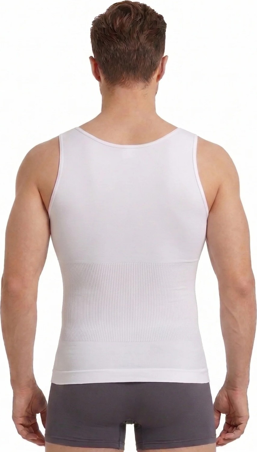 Formactive 4800 Bel Göbek Göğüs Sıkılaştırıcı Incelten Ekstra Etkili Dikişsiz Korse Atlet BEYAZ 2XL görsel 2