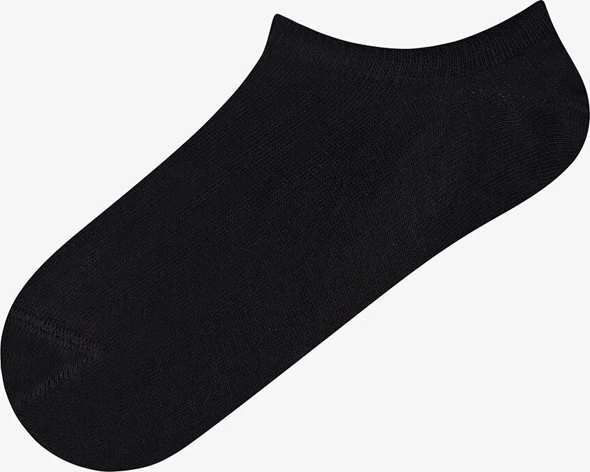 Penti Siyah Super Fit Pamuklu 3 Çift Sneaker Çorap görsel 2