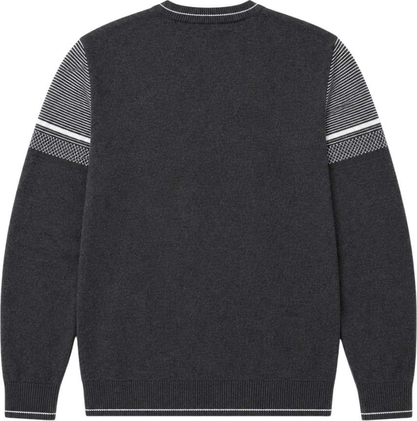 Battal Moda Erkek Büyük Beden Antrasit Bisiklet Yaka Ufuk Triko Kazak 5xl-6xl-7xl-8xl görsel 5