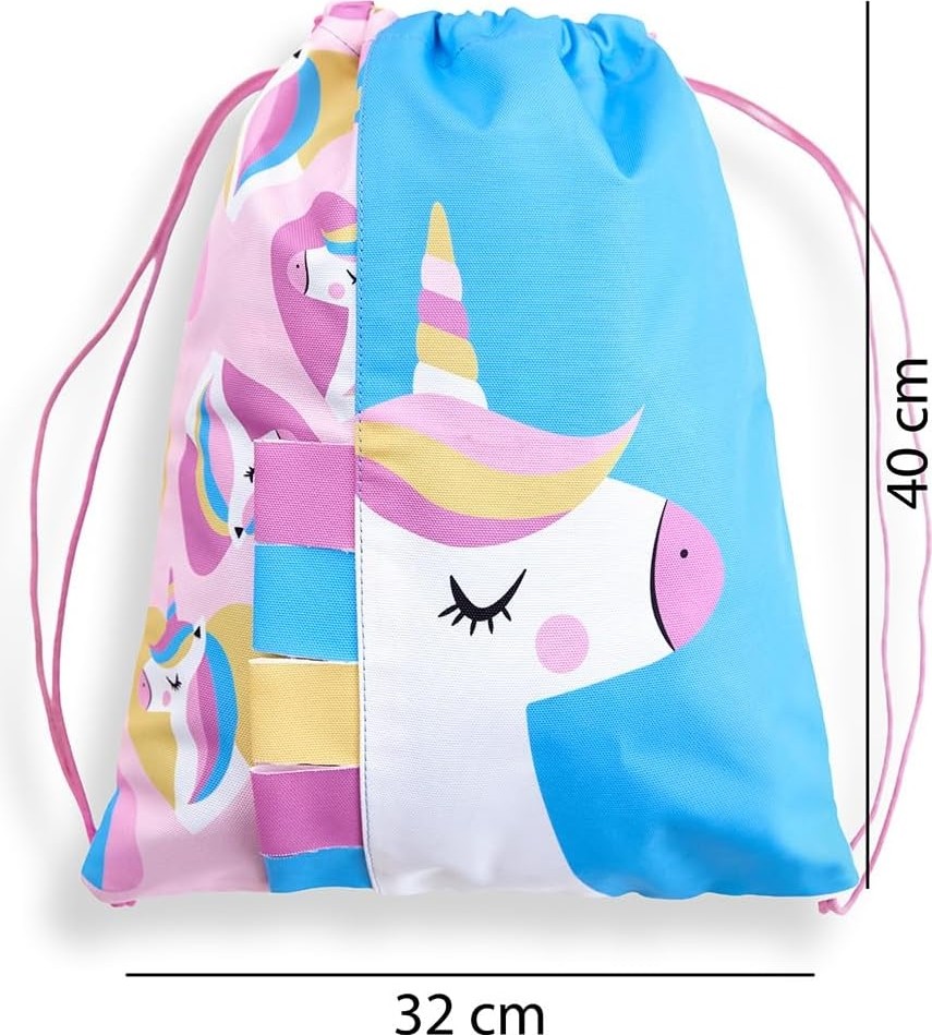 Brf Store Prime Kız Çocuk Plaj Çantası Su Geçirmez Sırt Çantası Unicorn görsel 3