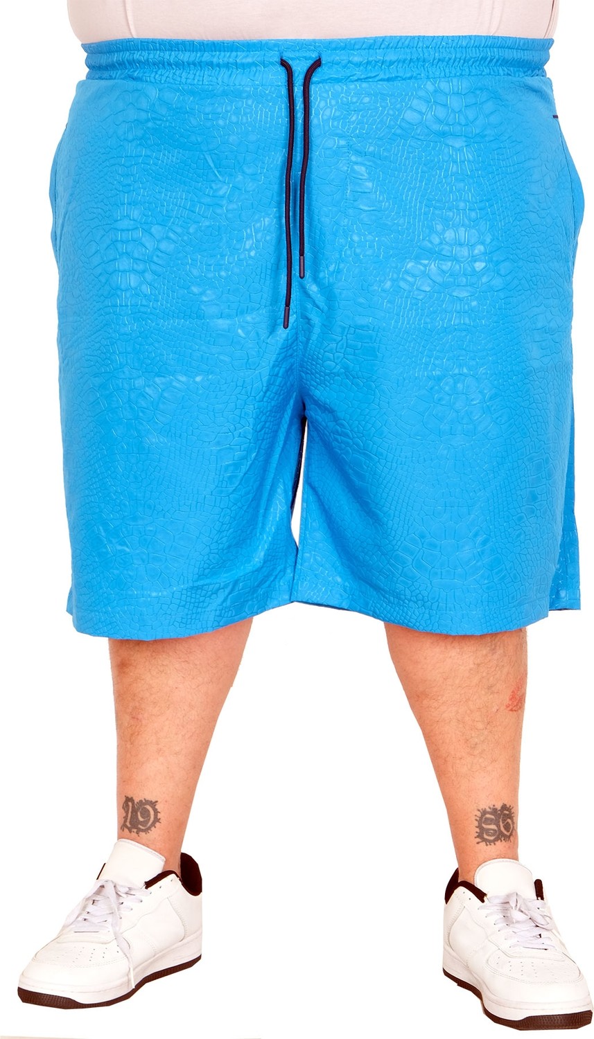 ModeXL Mode Xl Büyük Beden Deniz Sortu Crocodile 26500 Lacivert görsel 5