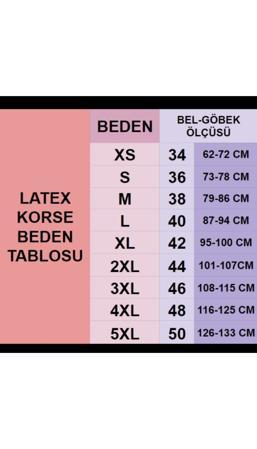 KORSEFABRİKA Trend Mood STORE Askısız Çelik Balenli Toparlayıcı- Lateks Doğum Sonrası Sarkmalara Karşı Göbek Korsesi görsel 3