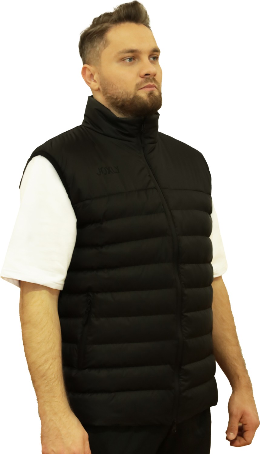 Joxly Siyah Dik Yaka Şişme Spor Yelek görsel 2