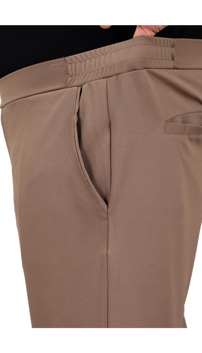ModeXL Mode Xl Büyük Beden Eşofman Altı 11105 Haki görsel 3
