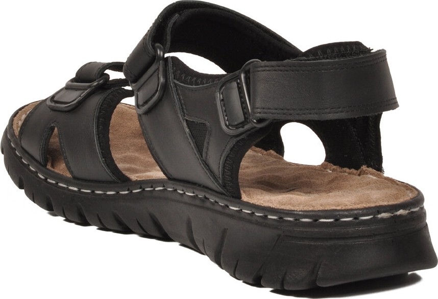Voyager Erkek Outdoor Günlük Sandalet Yumuşak Rahat Taban Siyah M236 M görsel 4