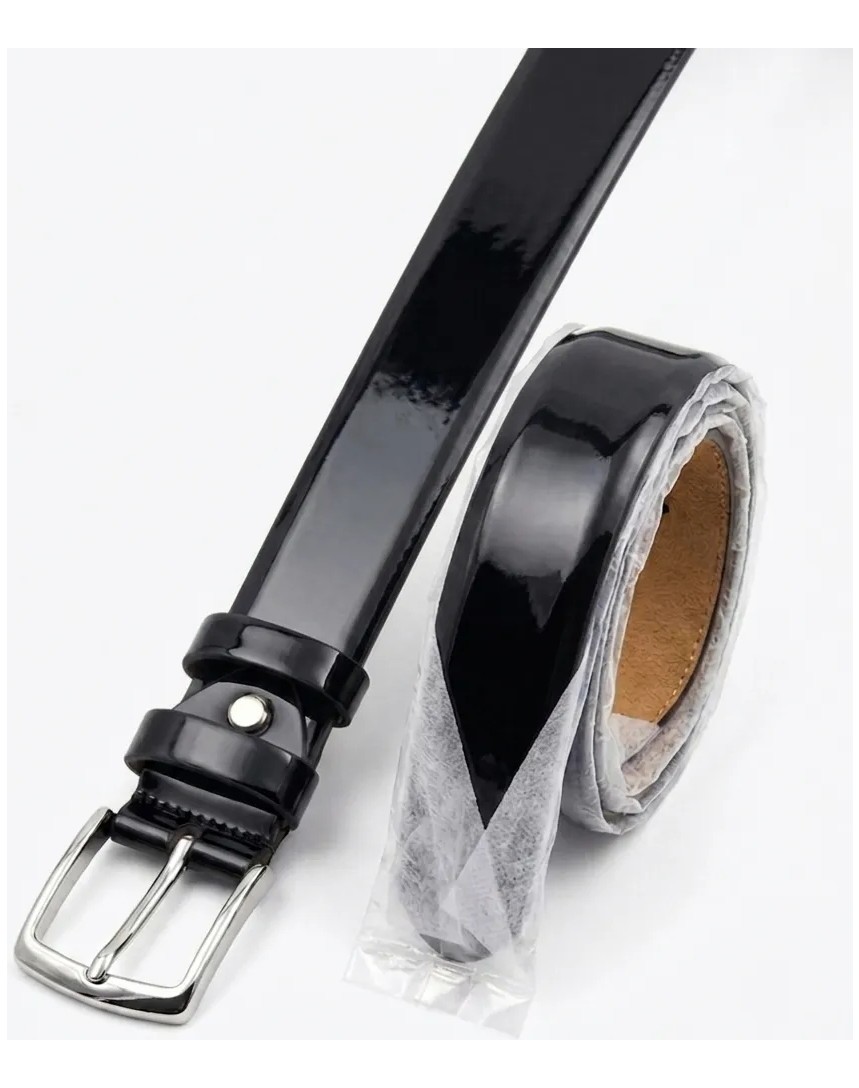 Growish GK0017 Battal Boy Hakiki Floter Dokulu Deri Büyük Beden Tek Parça Paslanmaz Toka Eni 4,5 cm Köprülü Siyah Spor Klasik Erkek Kemer görsel 2