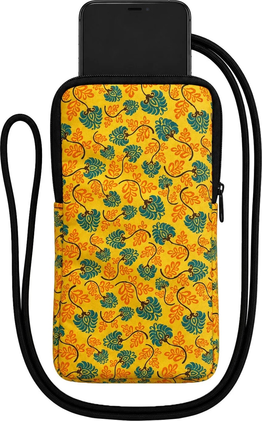 Wallery Bags Desenli Askılı Telefon Çantası, Cüzdan & Boyun Çantası görsel 4
