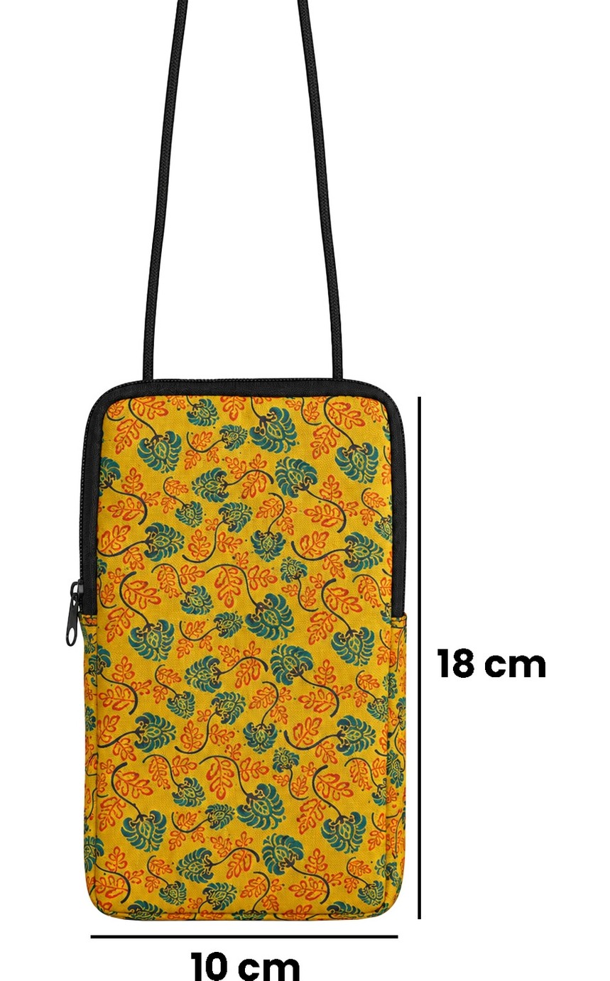 Wallery Bags Desenli Askılı Telefon Çantası, Cüzdan & Boyun Çantası görsel 6