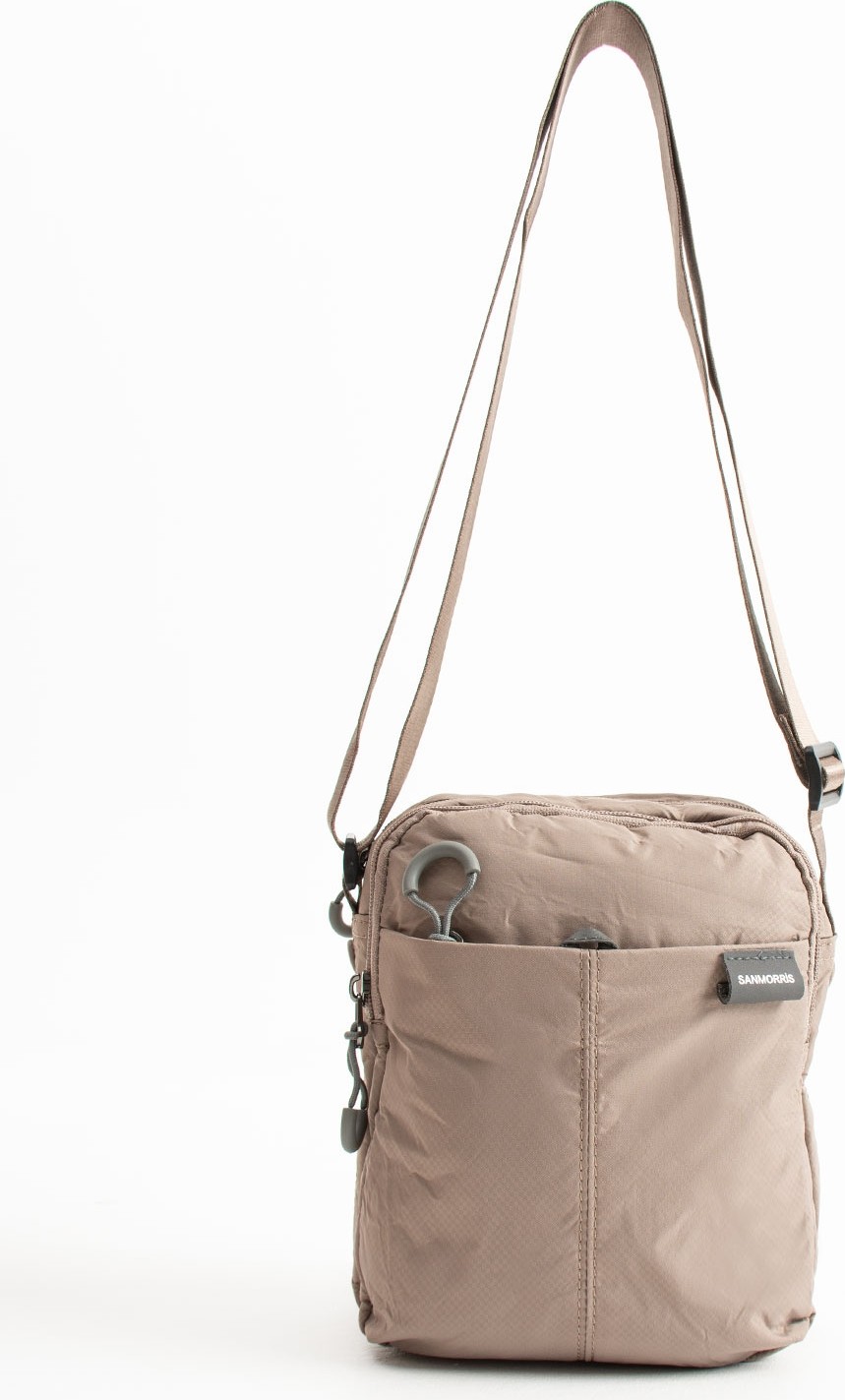 Sanmorris Unisex 4 Bölmeli Suya Dayanıklı Paraşüt Kumaş Omuz Çantası 6033
