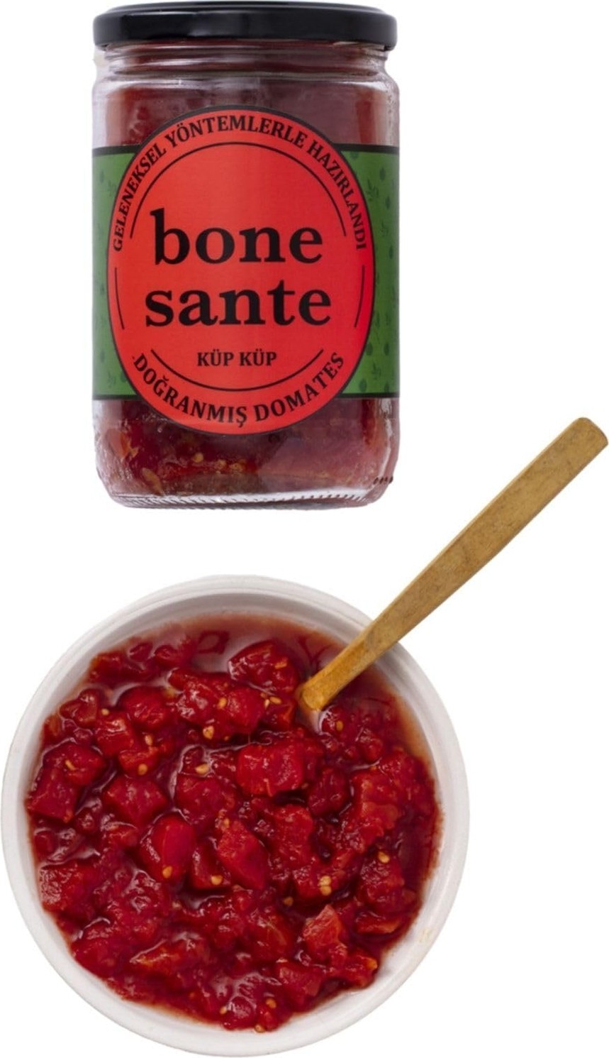 Die Grup Bone Sante Küp Küp Doğranmış Domates görsel 2