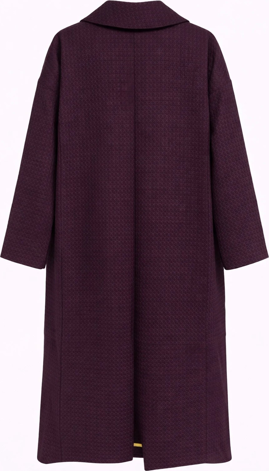 Deriderim Bordo Şal Yaka Uzun Dokulu Kaftan görsel 7