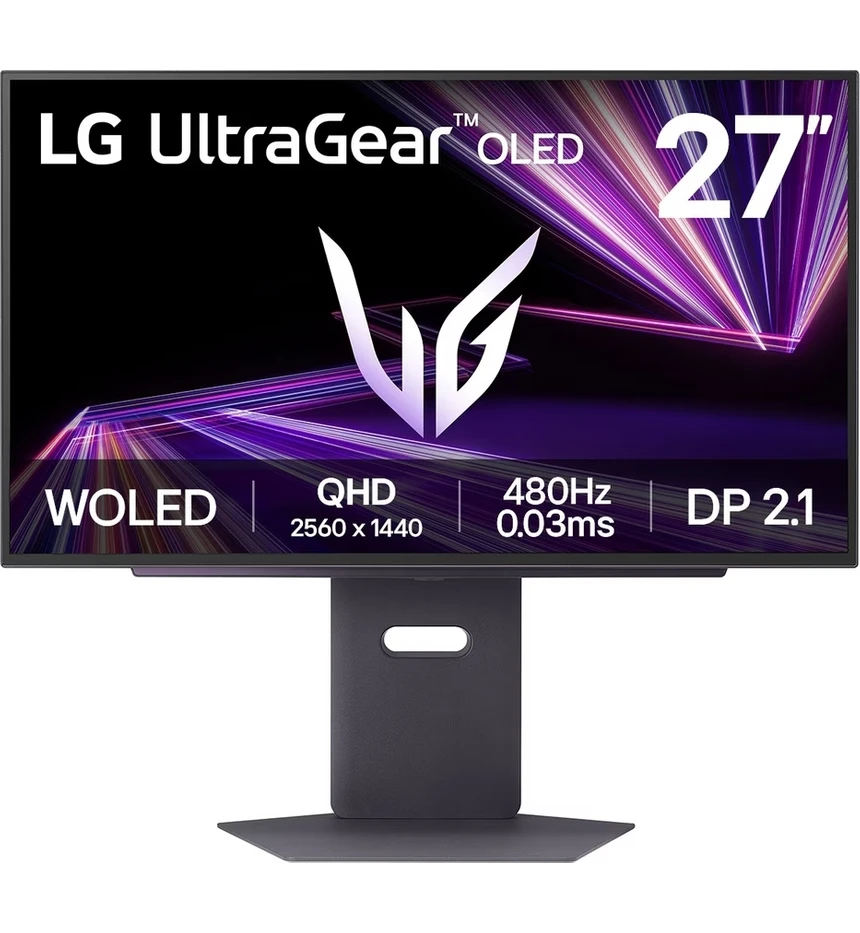 Resim Lg 27'' Ultragear OLED Gx7 27GX790A-B 480Hz 0.03MS OLED Qhd Pivot Gaming Monitör 