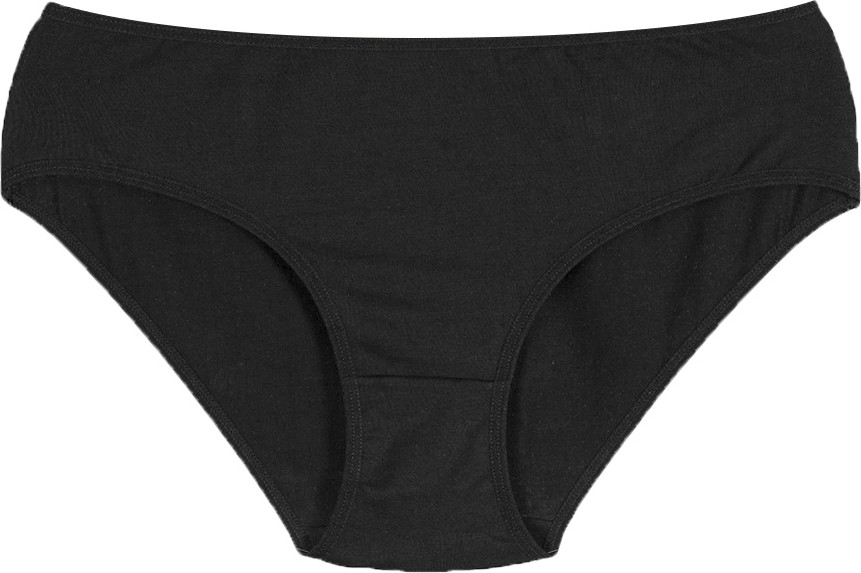 Penti Cover 3lü Pamuklu Siyah Slip Külot görsel 4