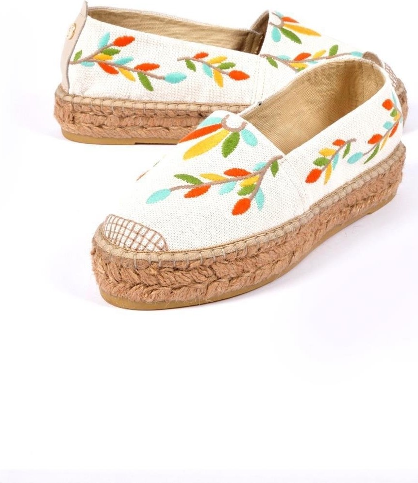 Su Espadril Naima Ekru-Multi Kadın Düz Espadril görsel 2