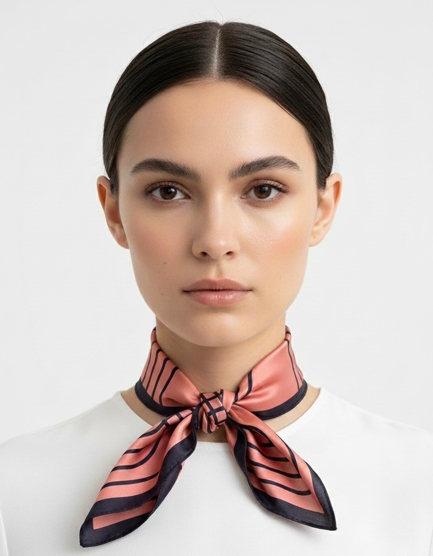 Lara Shawls Geometrik Desen Fular görsel 4