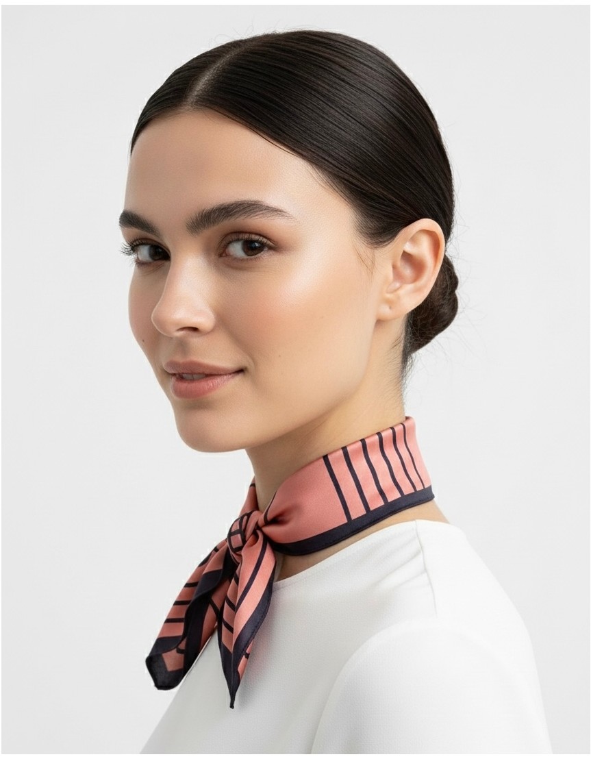 Lara Shawls Geometrik Desen Fular görsel 5