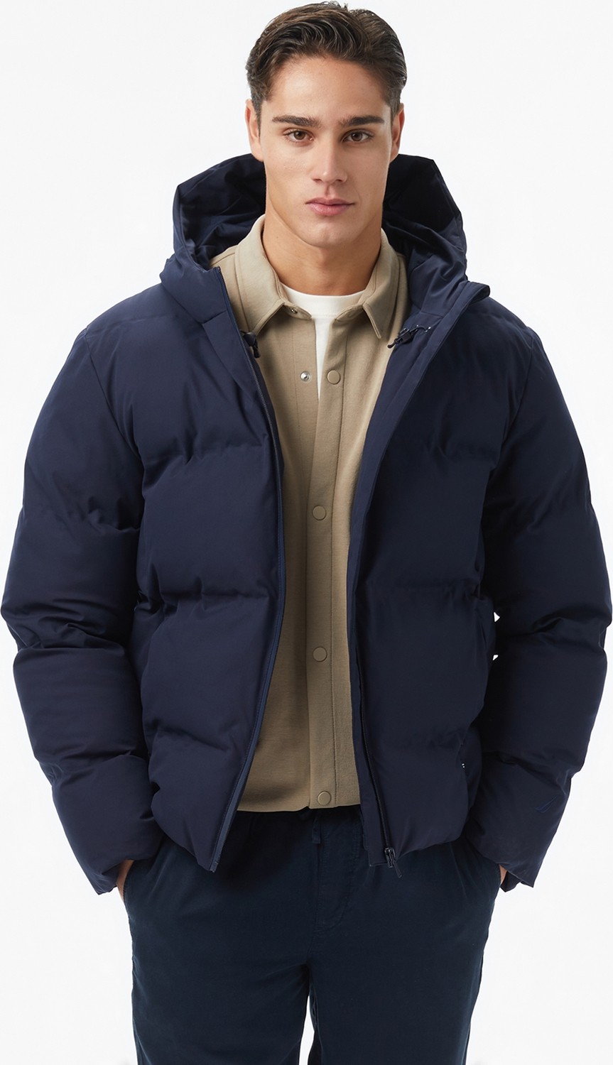 Nautica Erkek Lacivert Regular Fit Mont
