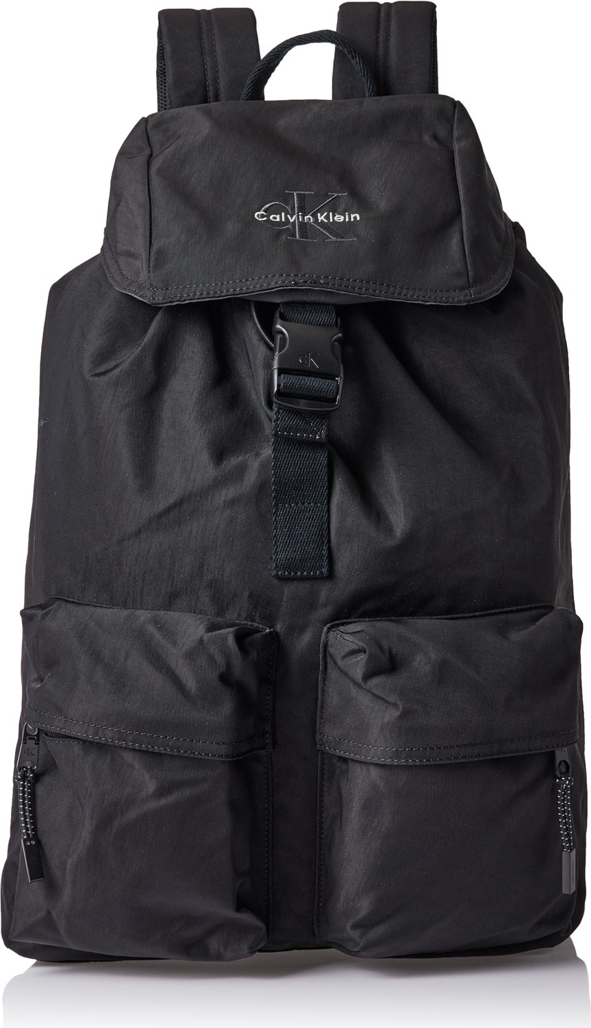 1001 Erkek Bold Flap Backpack Sırt Çantası Black Tek Beden
